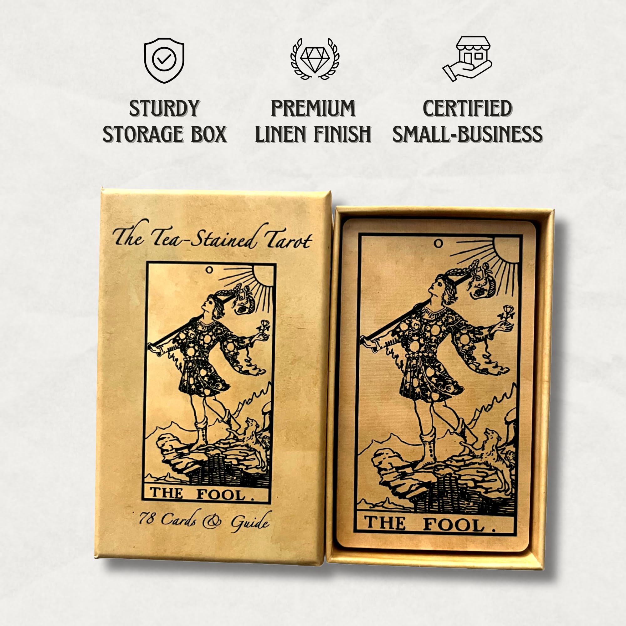 タロットカード ビンテージ アルゼンチン製 Amazon.co.jp: Vieux Monde Express The Tea-Stained Tarot & Guide